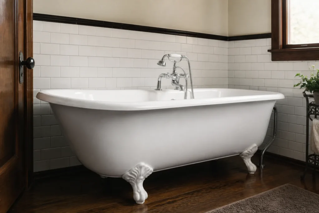 Bathtub after reglazing in Chicago